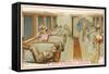 Passengers in a Railway Carriage-null-Framed Stretched Canvas