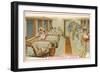 Passengers in a Railway Carriage-null-Framed Giclee Print