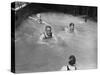 Passengers in the Swimming Pool on Board a Cruise Ship, C1920S-C1930S-null-Stretched Canvas