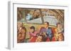 Passengers in View Compartment-null-Framed Art Print