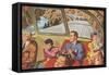 Passengers in View Compartment-null-Framed Stretched Canvas