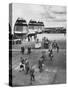 Passengers Leaving a Twa Flight at the Airport-Peter Stackpole-Stretched Canvas