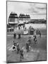 Passengers Leaving a Twa Flight at the Airport-Peter Stackpole-Mounted Premium Photographic Print