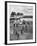 Passengers Leaving a Twa Flight at the Airport-Peter Stackpole-Framed Photographic Print