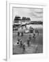 Passengers Leaving a Twa Flight at the Airport-Peter Stackpole-Framed Photographic Print