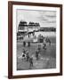 Passengers Leaving a Twa Flight at the Airport-Peter Stackpole-Framed Photographic Print