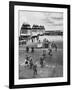 Passengers Leaving a Twa Flight at the Airport-Peter Stackpole-Framed Photographic Print