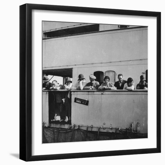 Passengers on a Cunard Line Cruise to the West Indies, January-March 1931-null-Framed Photographic Print