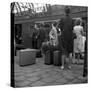 Passengers on a Platform at Centraal Station, Amsterdam, Netherlands, 1963-Michael Walters-Stretched Canvas