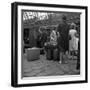 Passengers on a Platform at Centraal Station, Amsterdam, Netherlands, 1963-Michael Walters-Framed Photographic Print