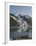 Passengers on Cruise Ship Viewing the Vasser Glacier, College Fjord, Inside Passage, Alaska-Richard Maschmeyer-Framed Photographic Print