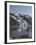 Passengers on Cruise Ship Viewing the Vasser Glacier, College Fjord, Inside Passage, Alaska-Richard Maschmeyer-Framed Photographic Print