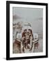 Passengers on the London Steamboat Service, River Thames, London, 1907-null-Framed Photographic Print