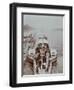 Passengers on the London Steamboat Service, River Thames, London, 1907-null-Framed Photographic Print