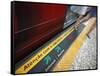 Passengers Stepping out of a Metro Carriage, Rio De Janeiro.-Jon Hicks-Framed Stretched Canvas
