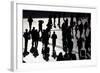 Passengers Walk with their Luggage and Belongings from the Beijing Railway Station-David Gray-Framed Photographic Print