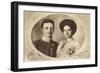 Passepartout Kaiserpaar, Karl I. Franz Joseph, Zita-null-Framed Giclee Print