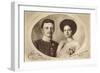 Passepartout Kaiserpaar, Karl I. Franz Joseph, Zita-null-Framed Giclee Print