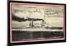 Passepartout Künstler Kriegsschiff S.M.S Kronprinz-null-Mounted Giclee Print