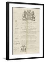 Passeport de Jongkind à Rotterdam le 9 Mars 1860-null-Framed Giclee Print