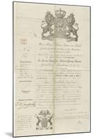 Passeport de Jongkind à Rotterdam le 9 Mars 1860-null-Mounted Giclee Print