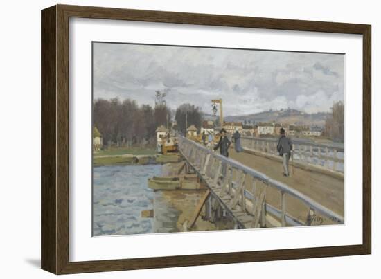 Passerelle d'Argenteuil (Val d'Oise)-Alfred Sisley-Framed Giclee Print