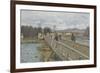 Passerelle d'Argenteuil (Val d'Oise)-Alfred Sisley-Framed Giclee Print