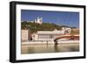 Passerelle Du Palais De Justice over the River Saone-Julian Elliott-Framed Photographic Print