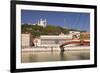 Passerelle Du Palais De Justice over the River Saone-Julian Elliott-Framed Photographic Print