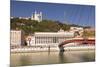 Passerelle Du Palais De Justice over the River Saone-Julian Elliott-Mounted Photographic Print