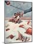 Passers by Tripping over a Dog Lead-L.r. Brightwell-Mounted Art Print