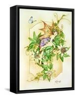 Passiflora-Linda Ravenscroft-Framed Stretched Canvas