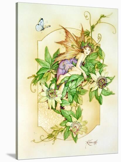 Passiflora-Linda Ravenscroft-Stretched Canvas