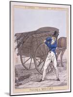 Passing a Mud Cart, 1821-Richard Dighton-Mounted Giclee Print