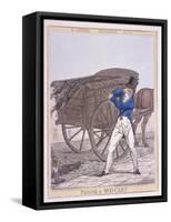 Passing a Mud Cart, 1821-Richard Dighton-Framed Stretched Canvas