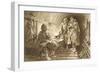 Passing Down Prisoners: Officer Examining a German before Sending Him on to Internment-null-Framed Giclee Print