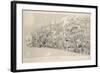 Passing Events or the Tail of the Comet of 1853-George Cruikshank-Framed Art Print