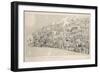 Passing Events or the Tail of the Comet of 1853-George Cruikshank-Framed Art Print