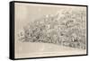 Passing Events or the Tail of the Comet of 1853-George Cruikshank-Framed Stretched Canvas