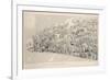 Passing Events or the Tail of the Comet of 1853-George Cruikshank-Framed Premium Giclee Print