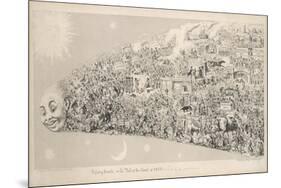 Passing Events or the Tail of the Comet of 1853-George Cruikshank-Mounted Premium Giclee Print