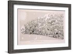 Passing Events, or the Tail of the Comet of 1853-George Cruikshank-Framed Giclee Print