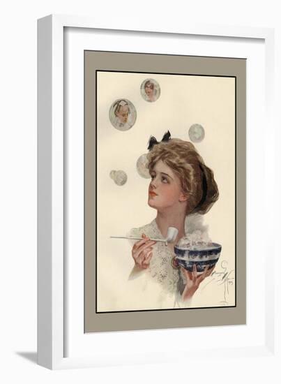 Passing Fancies-Harrison Fisher-Framed Art Print