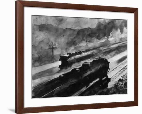 Passing in the Night-Otto Kuhler-Framed Giclee Print