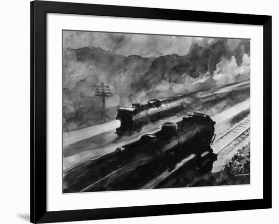 Passing in the Night-Otto Kuhler-Framed Giclee Print