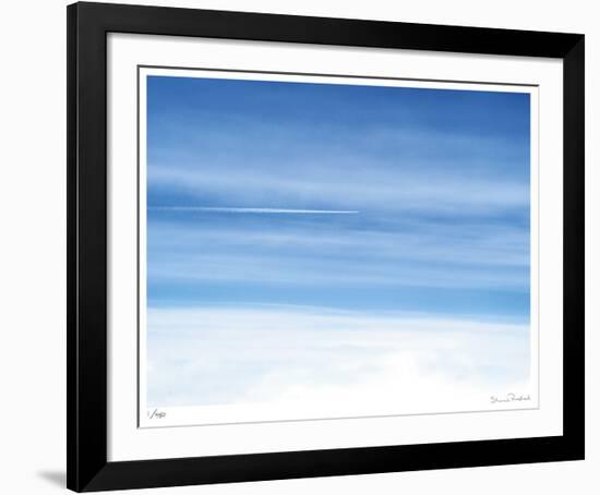 Passing Jet at 37000 Feet-Shams Rasheed-Framed Giclee Print