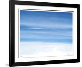 Passing Jet at 37000 Feet-Shams Rasheed-Framed Giclee Print