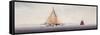Passing Sandy Point-David Knowlton-Framed Stretched Canvas