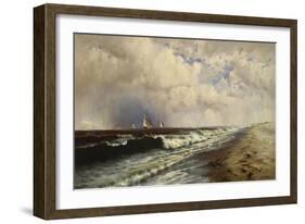 Passing Shower-Francis Augustus Silva-Framed Giclee Print