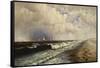 Passing Shower-Francis Augustus Silva-Framed Stretched Canvas